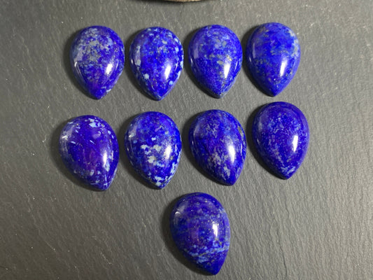 Lapis Lazuli pear 18x25mm cabochon - Calibrated cabochons