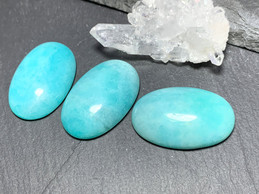 Amazonite oval 20x30mm Cabochon - Calibrated cabochons
