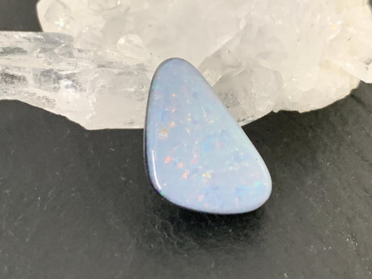 Australian Opal doublet 9x15x5mm cabochon