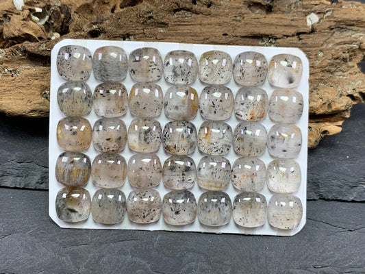 Super 7 square cushion 10mm cabochon - Calibrated cabochons