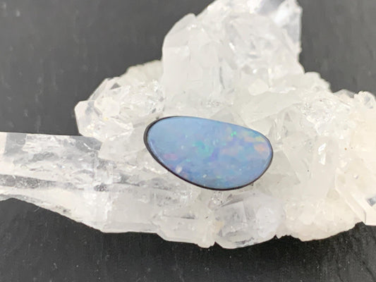 Australian Opal doublet 6x12x4mm cabochon
