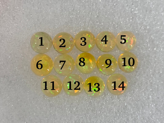 Ethiopian Opal round 6mm cabochon