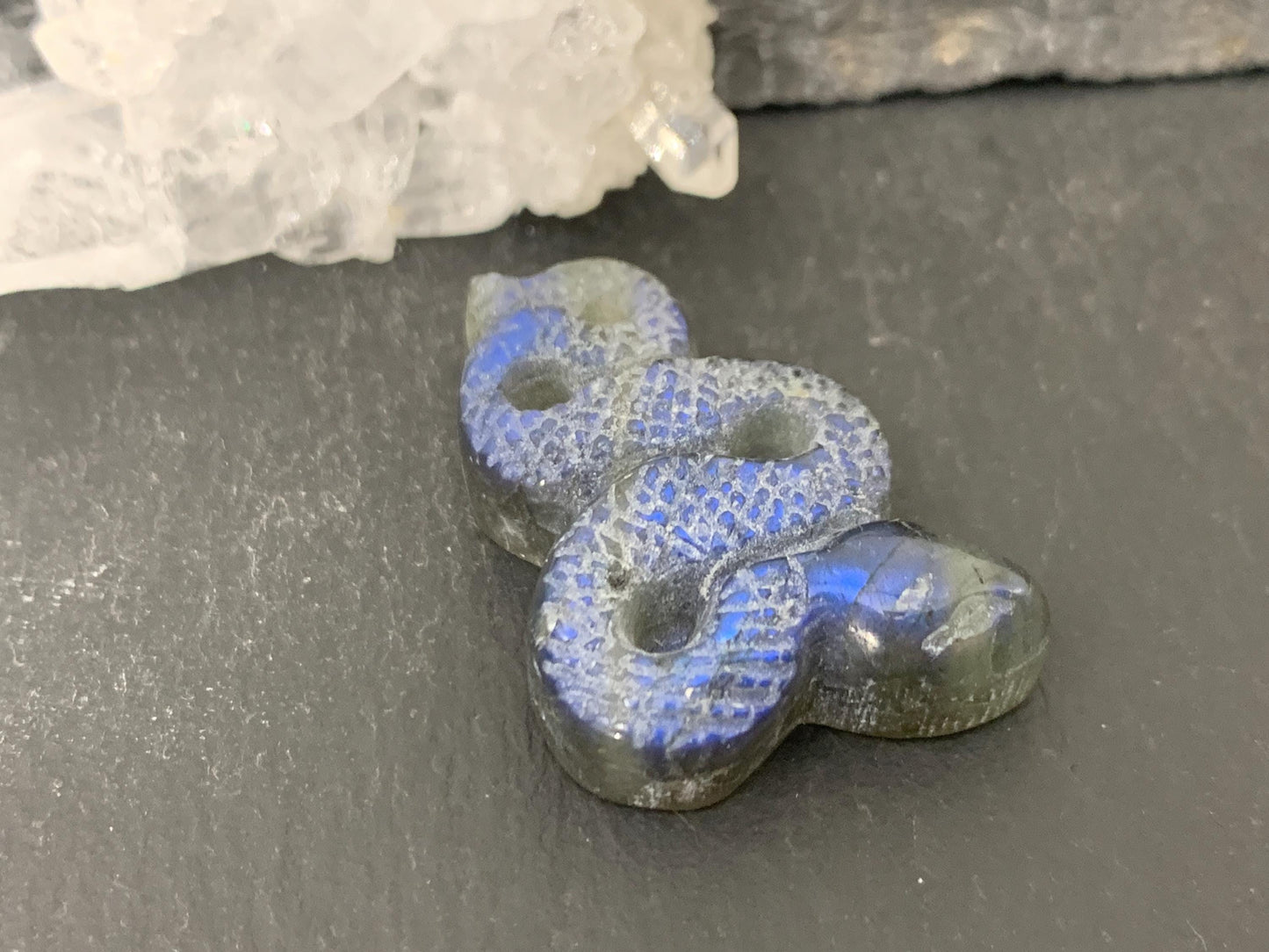 Labradorite Snake Cabochon 31x20mm
