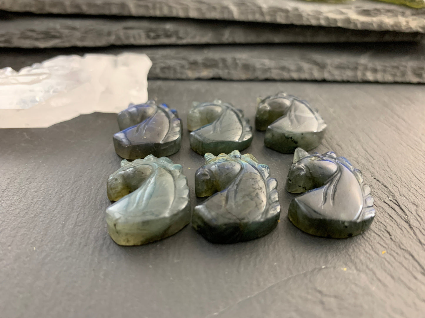 Labradorite Unicorn 18x24mm cabochon