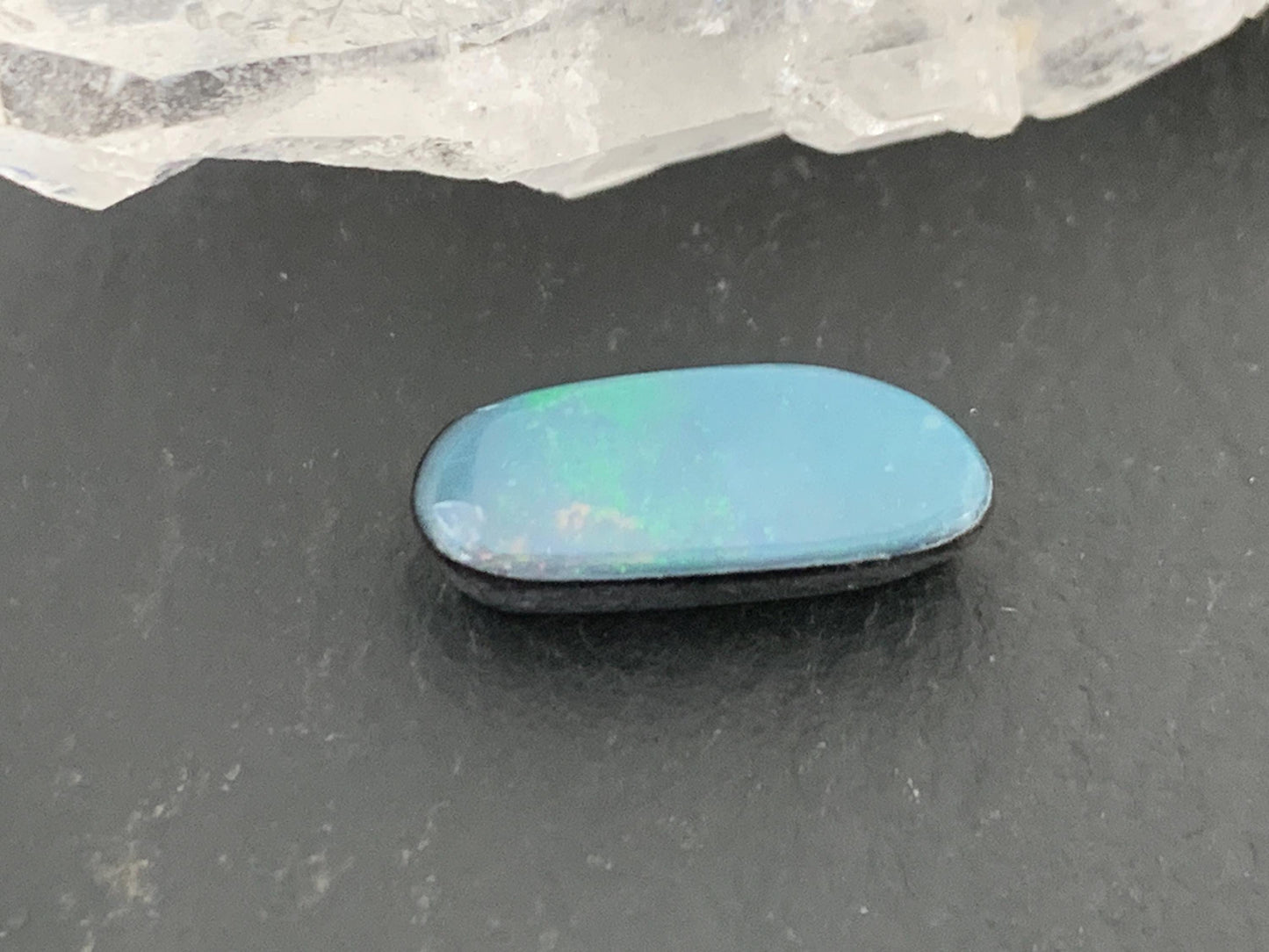 Australian Opal doublet 5x12x4mm cabochon