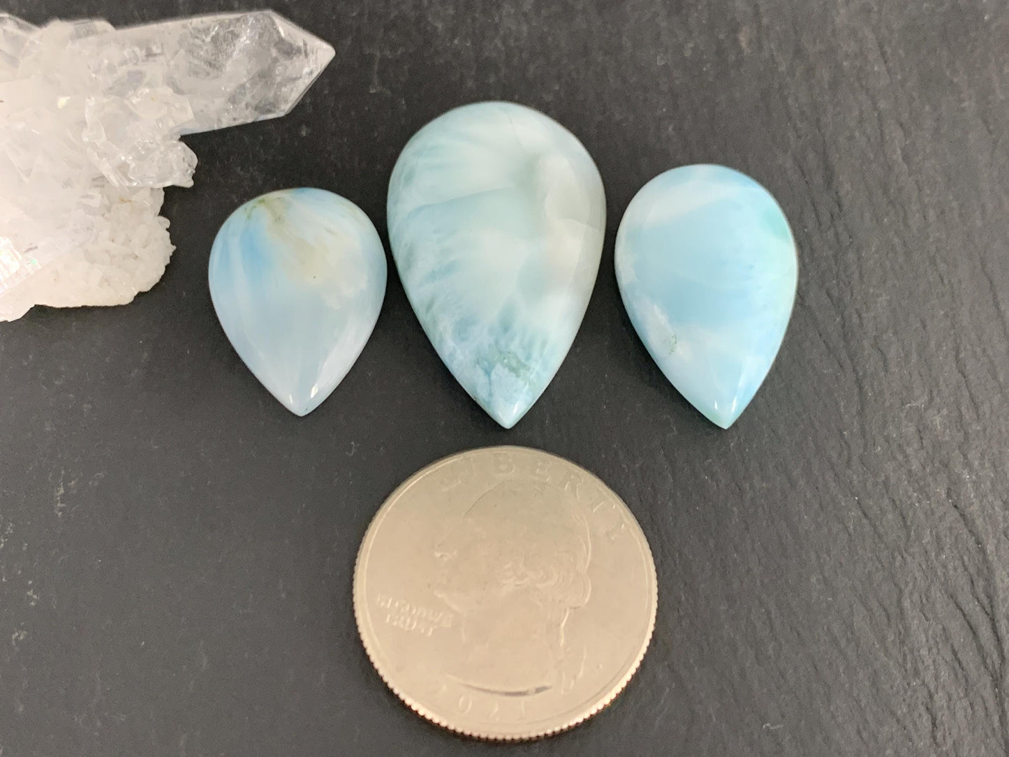 Larimar cabochon