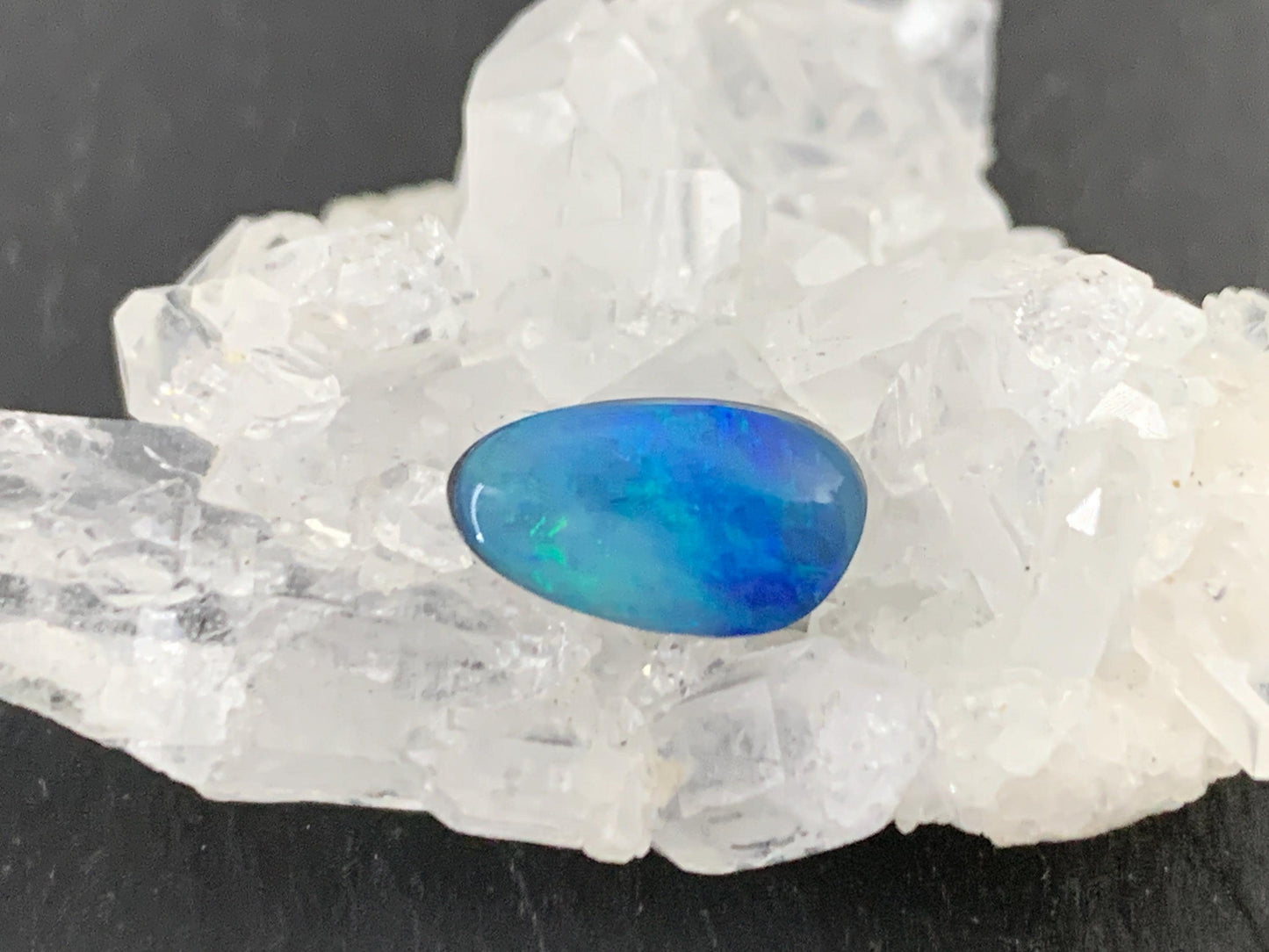 Australian Opal doublet 5x10x3.5mm cabochon