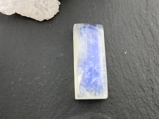 Rainbow Moonstone 22x9x8mm cabochon