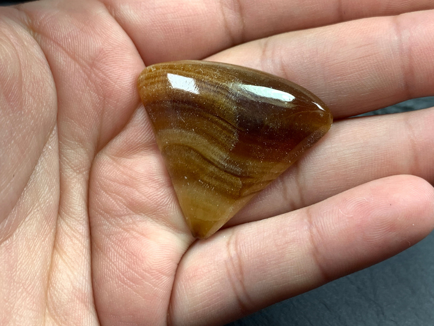 Aragonite 33x77x7mm Cabochon