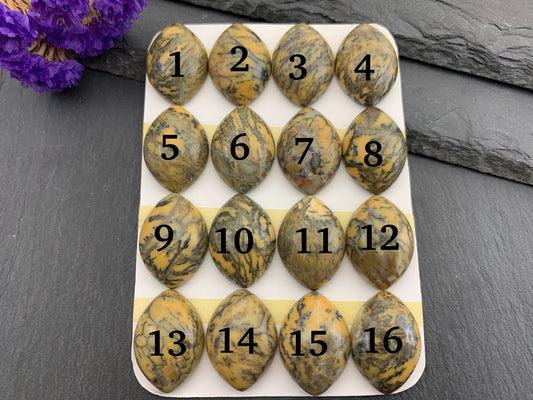 Opalite marquise 18x25mm cabochon - Calibrated cabochons