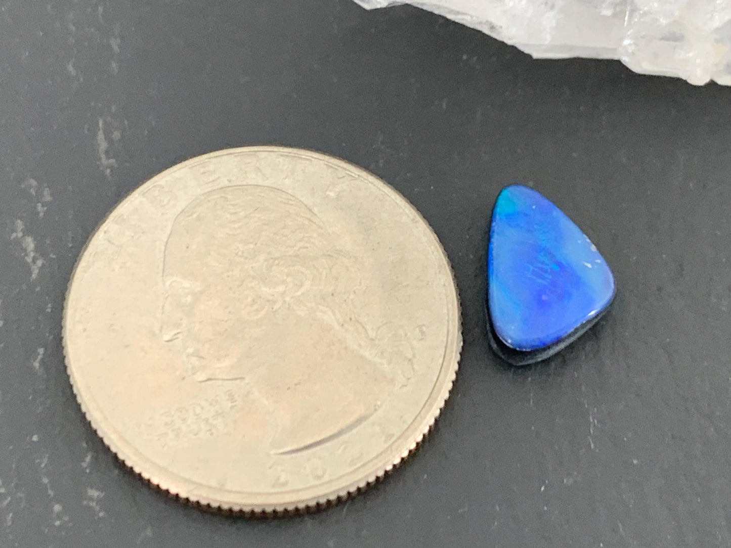 Australian Opal Doublet 8x11x3mm cabochon