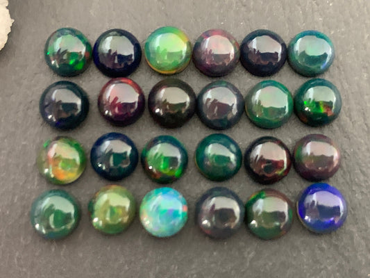 Ethiopian Opal Round 6mm Cabochon