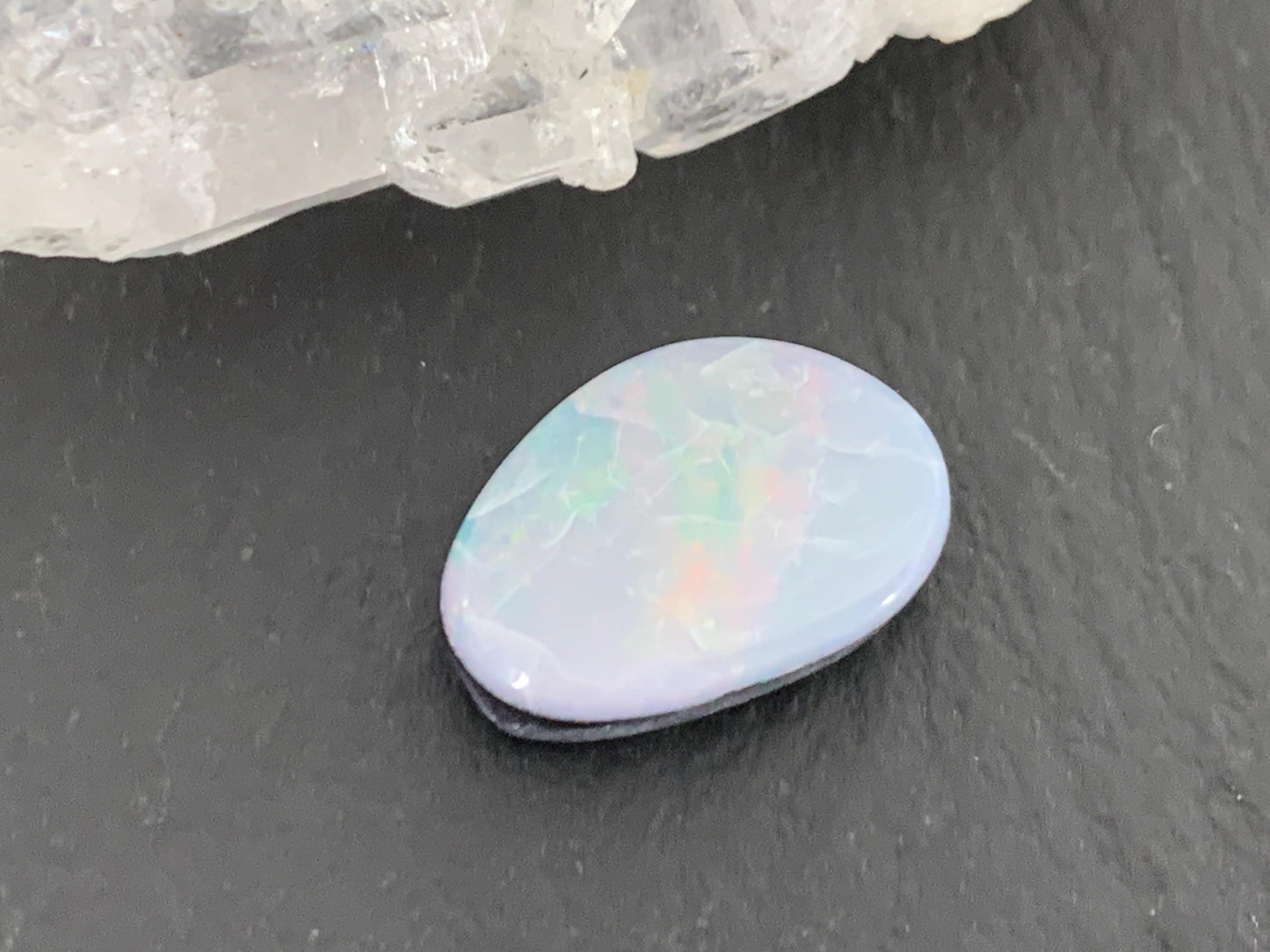 Australian Opal doublet 8x13x3.5mm cabochon