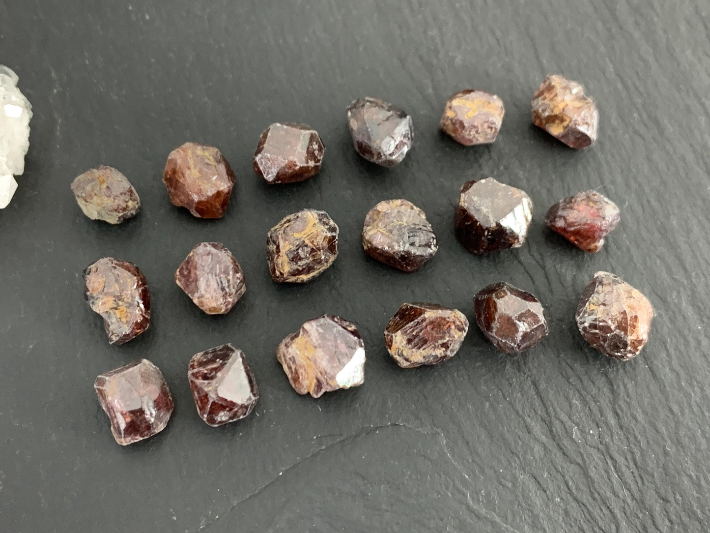 Raw Zircon from Tanzania 7-9mm long - select your piece