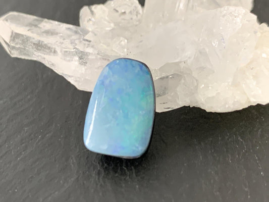 Australian Opal doublet 9x13x5mm cabochon