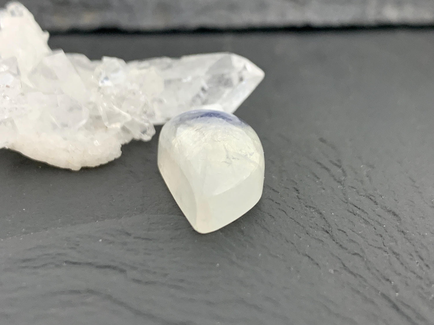 Rainbow Moonstone 23x12x8mm cabochon