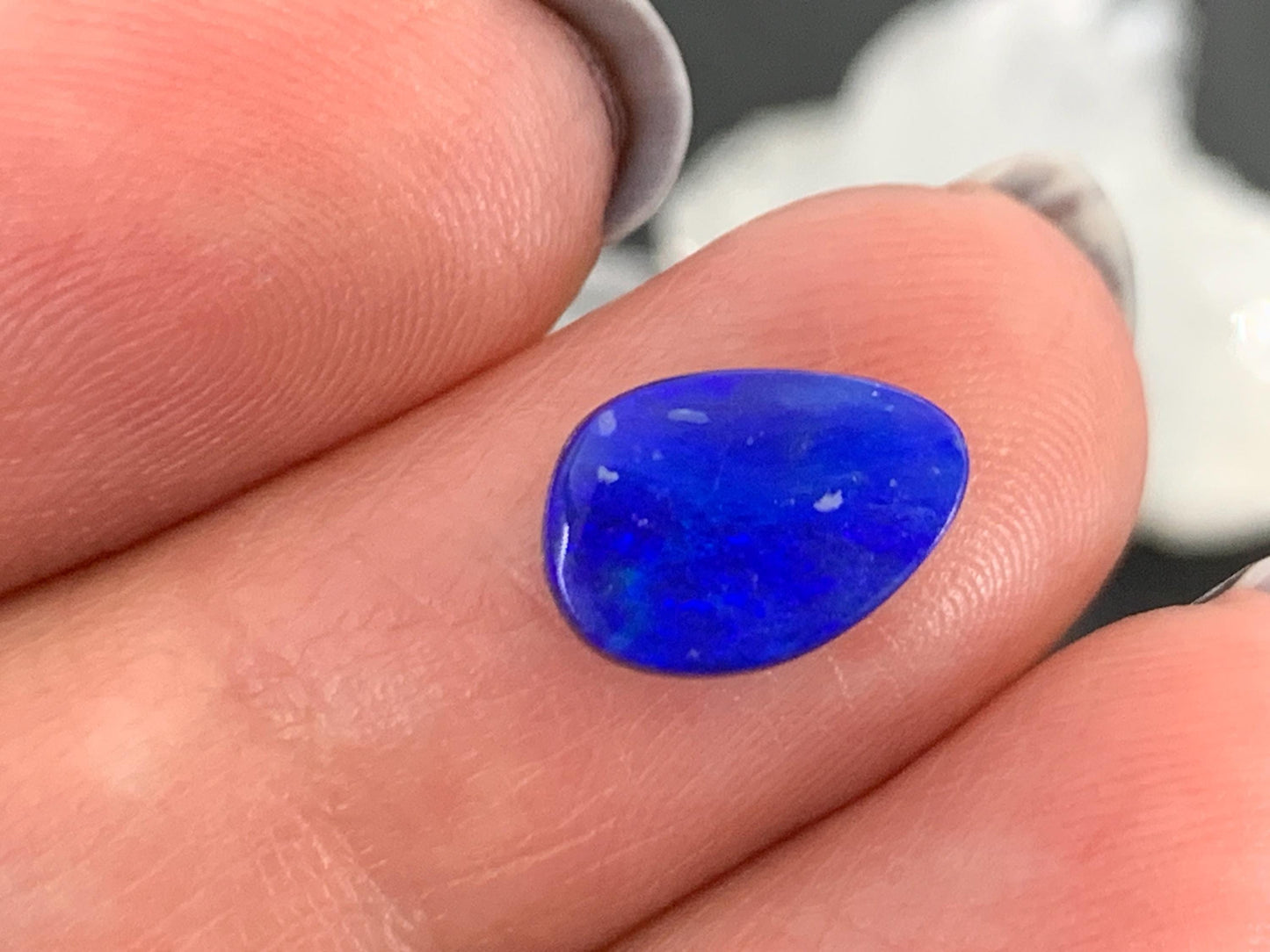 Australian Opal Doublet 7x10x4mm cabochon