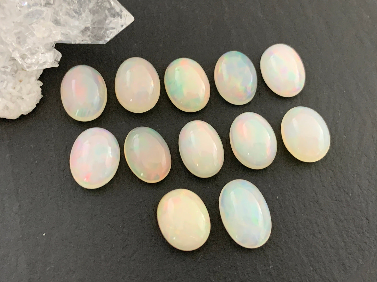 Ethiopian Opal 10-12mm long cabochon