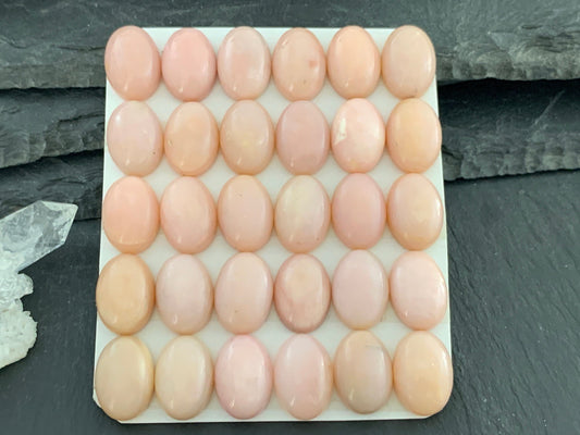 Pink Opal oval 10x14mm Cabochon