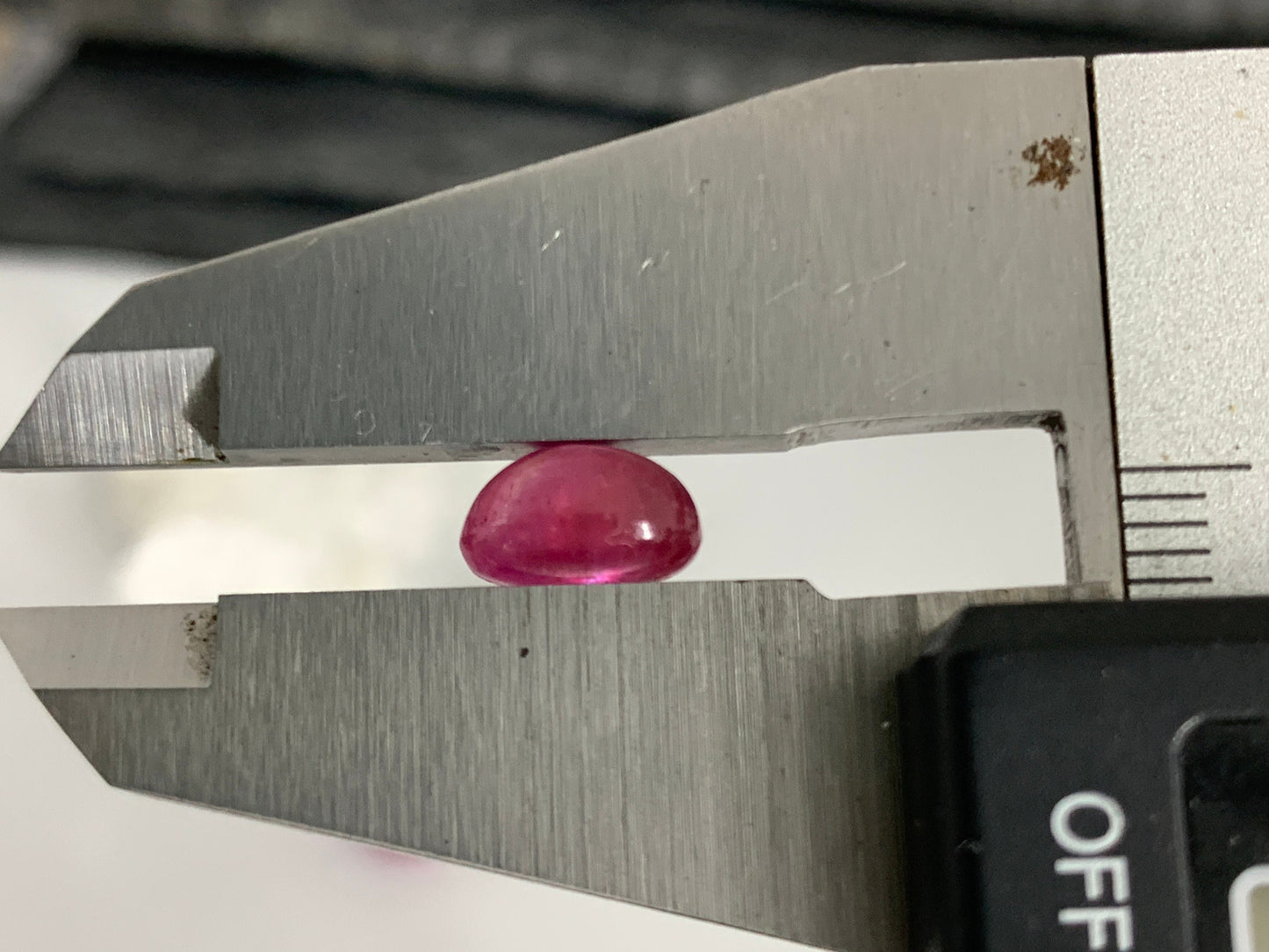 Thailand Pink Sapphire pair 6-7mm long cabochon