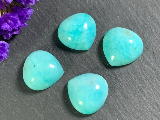 Amazonite pear 17mm Cabochon - Calibrated cabochons