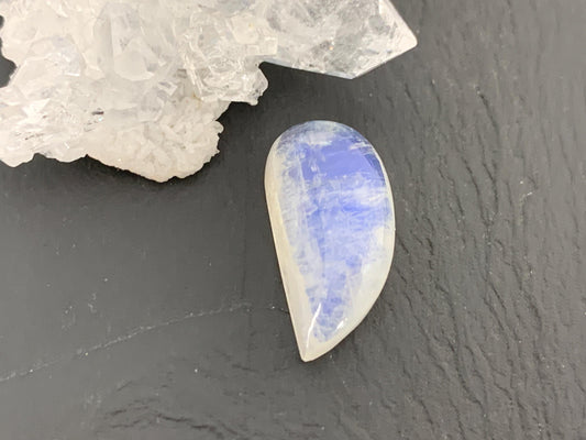 Rainbow Moonstone 23x12x8mm cabochon