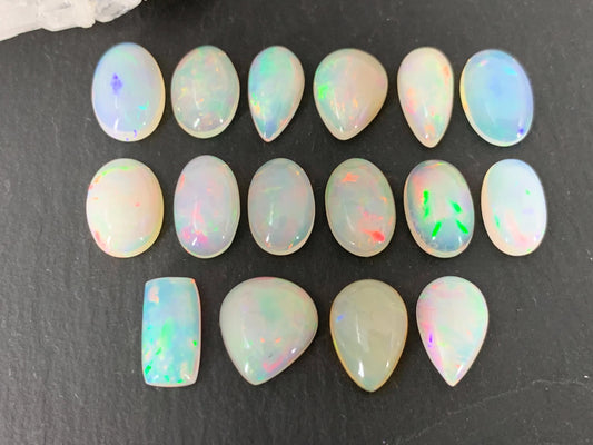 Ethiopian Opal 11mm long cabochon