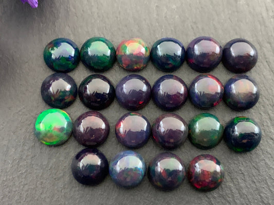 Ethiopian Opal round 8mm cabochon