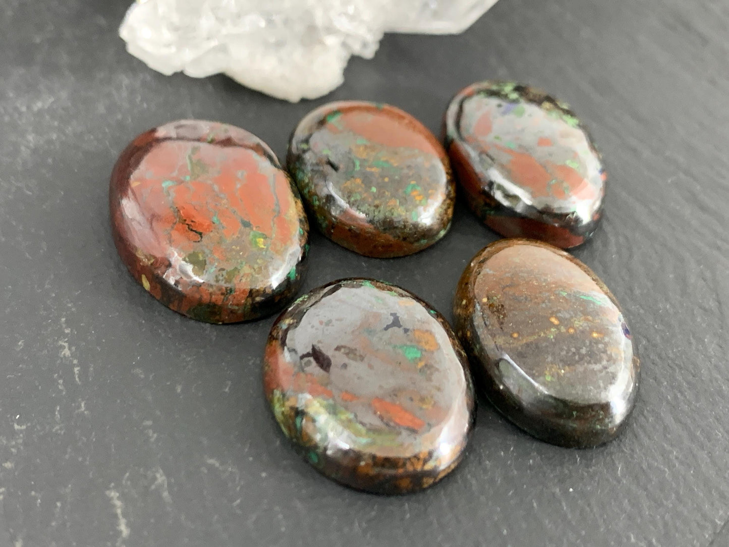 Azurmalachite cabochon/W373-4