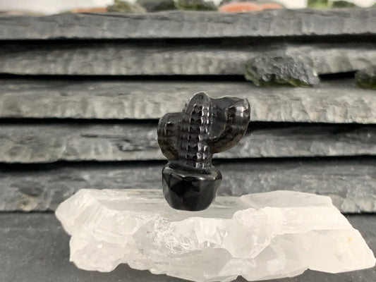 Obsidian Cactus - Cactus Carving
