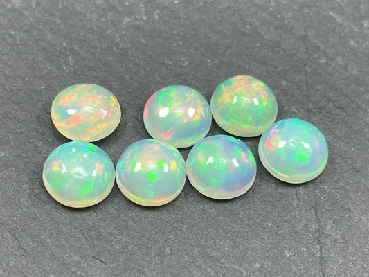 Ethiopian Opal round 7mm cabochon