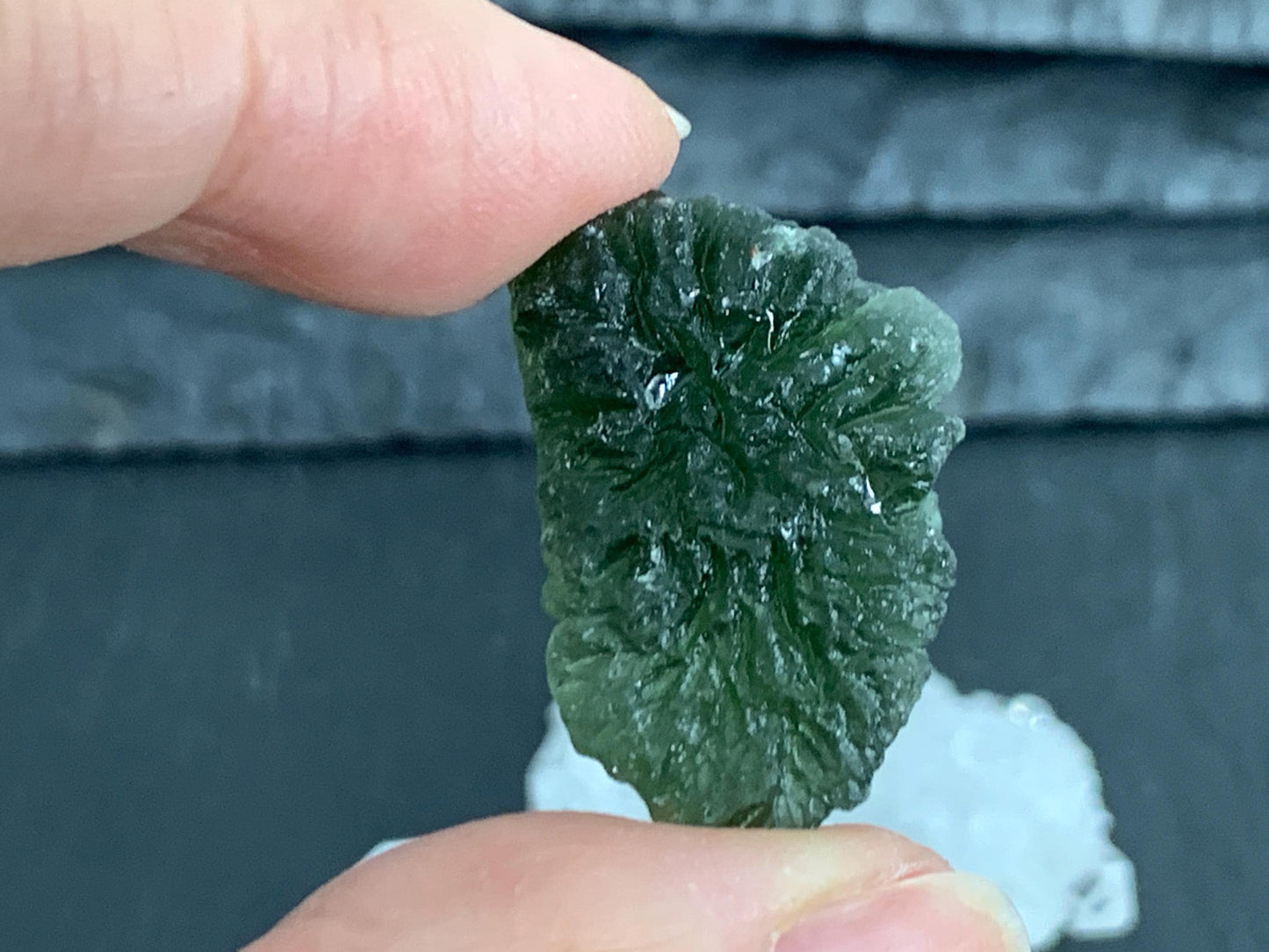 Moldavite Crystal: Natural Rough Stone (Czech Republic, 5.12g)