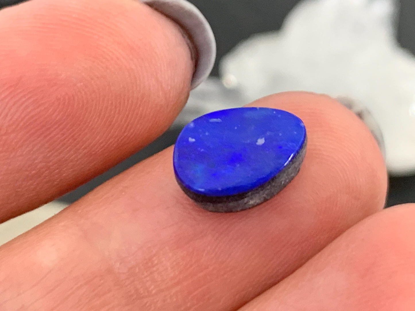 Australian Opal Doublet 7x10x4mm cabochon