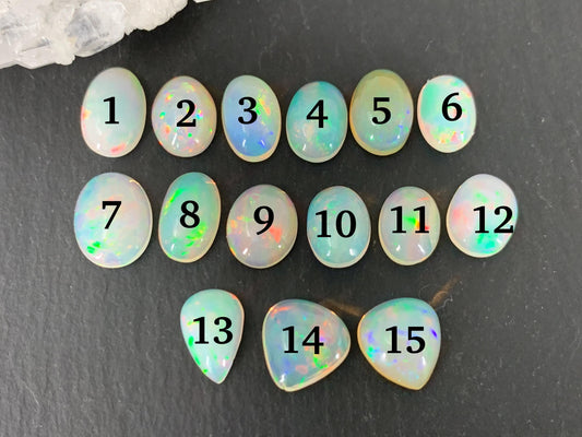 Ethiopian Opal 8-10mm long cabochon
