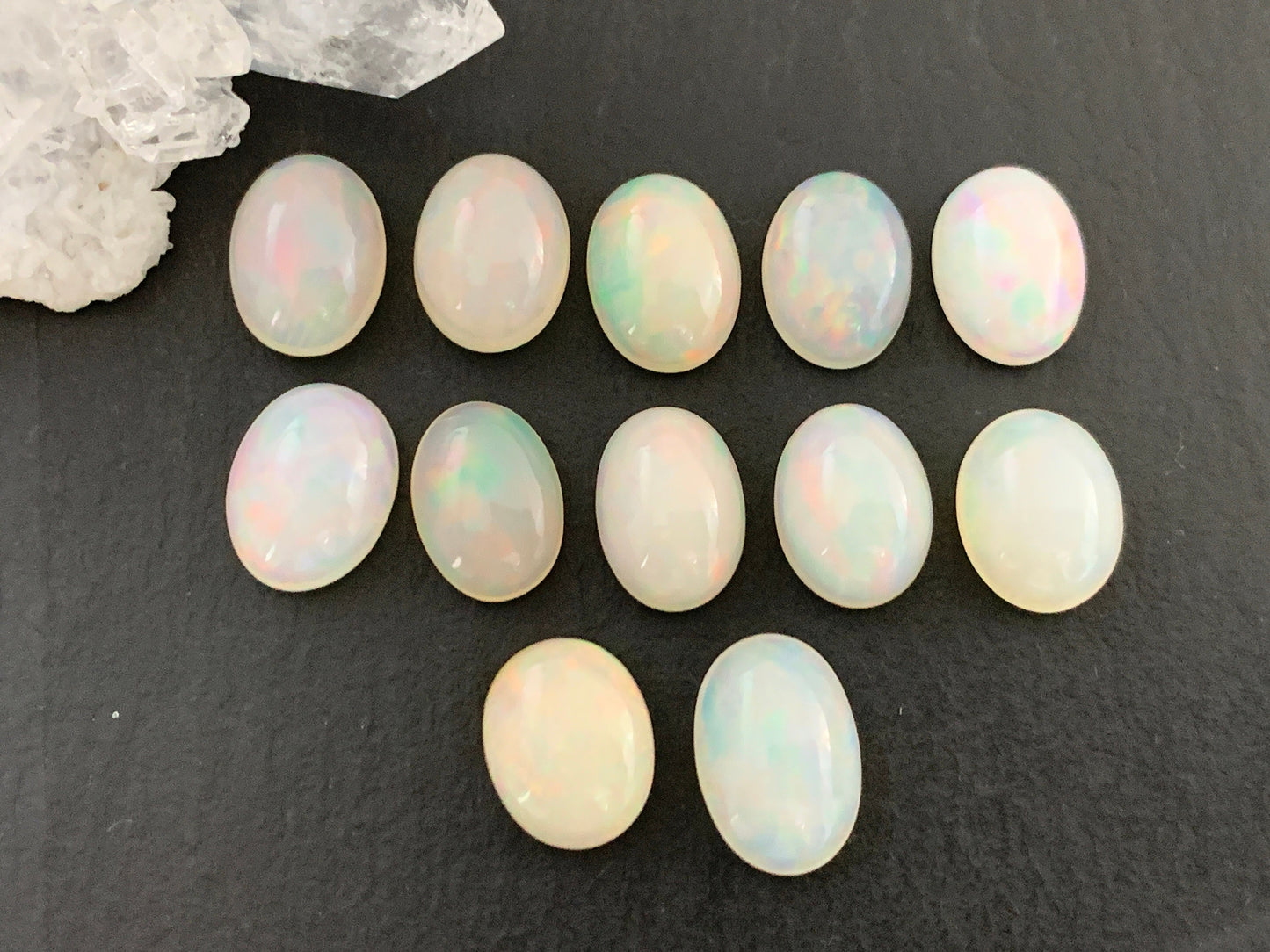 Ethiopian Opal 10-12mm long cabochon