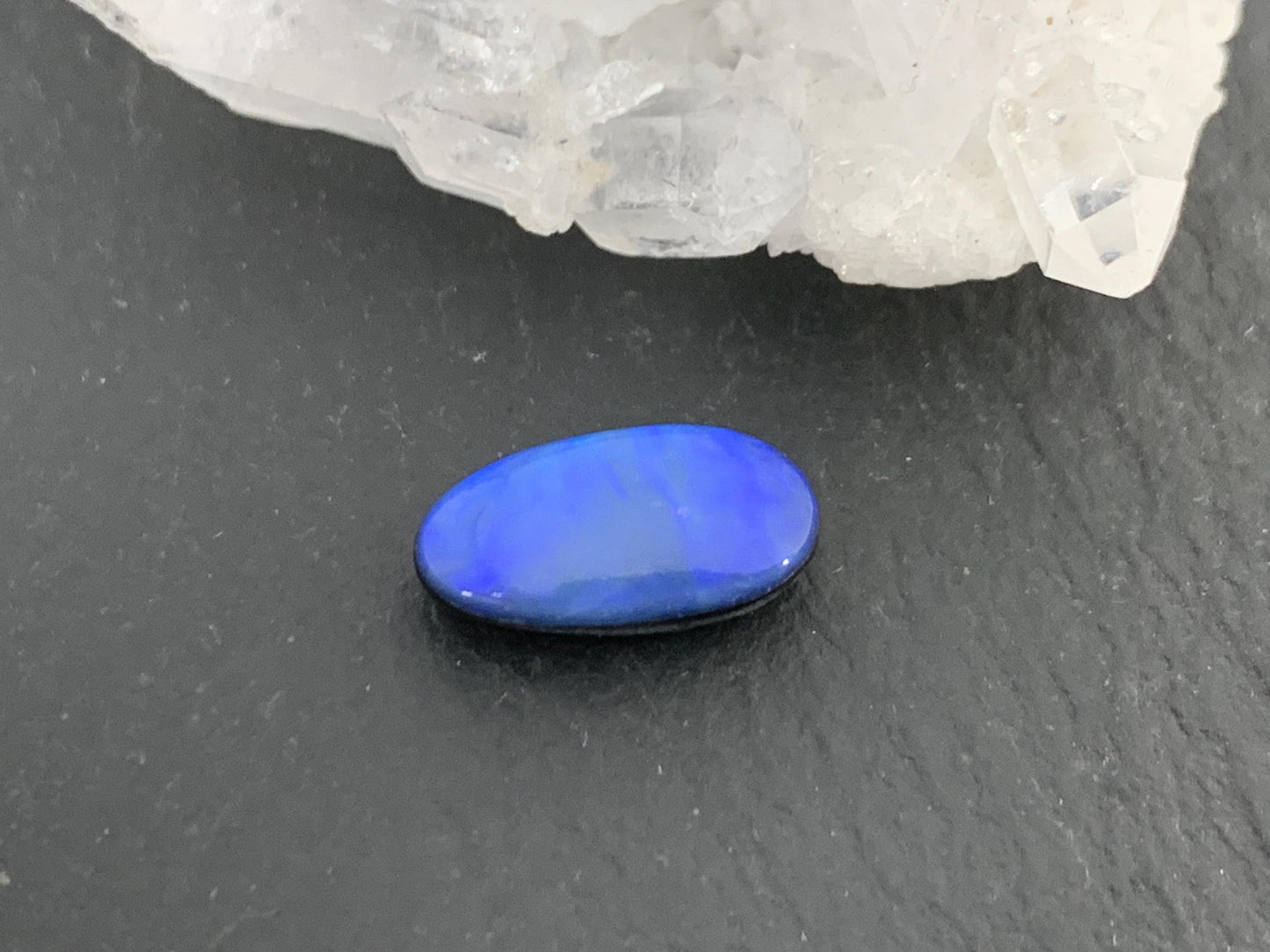 Australian Opal doublet 6x11x4mm cabochon
