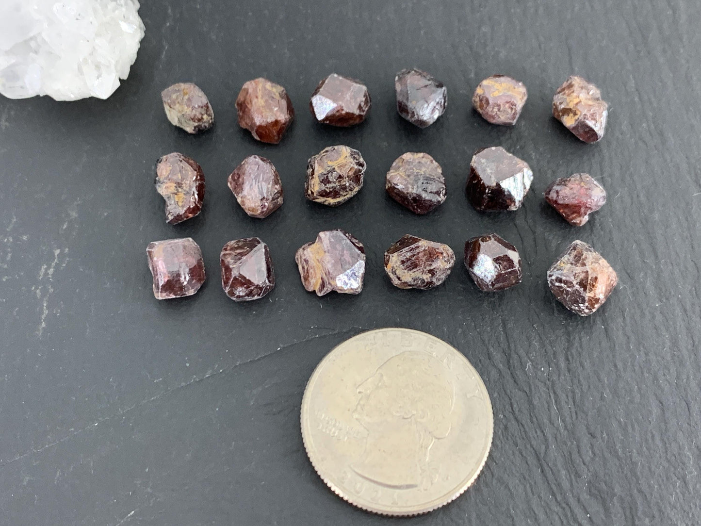 Raw Zircon from Tanzania 7-9mm long - select your piece