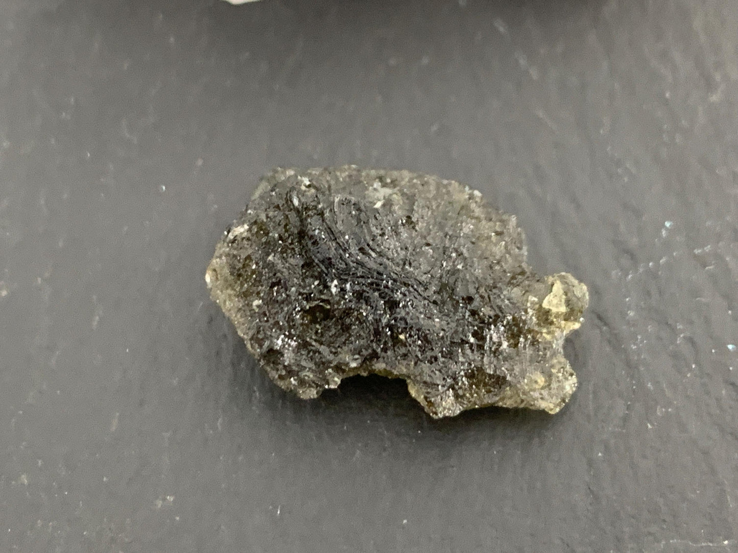 Moldavite Crystal: Natural Rough Stone (Czech Republic, 1.74g)