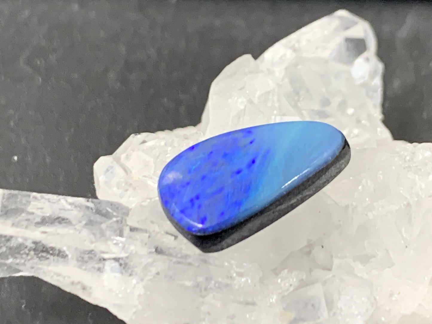 Australian Opal Doublet 8x14.5mm Cabochon - Natural Opal Gemstone Stone