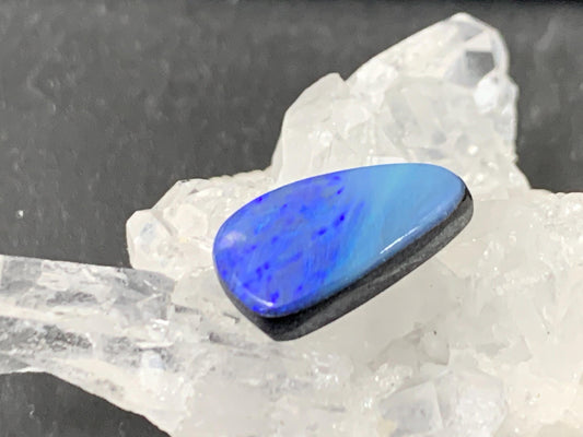 Australian Opal Doublet 8x14.5mm Cabochon - Natural Opal Gemstone Stone