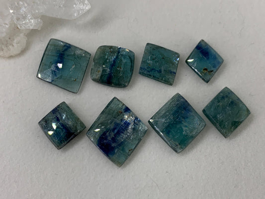 Faceted Kyanite 13-19mm long cabochon- select your cabochon