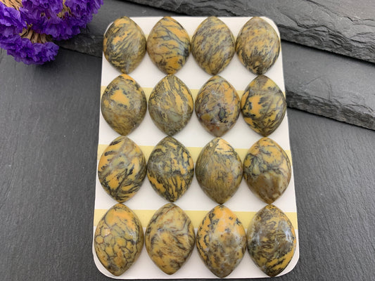 Opalite marquise 18x25mm cabochon - Calibrated cabochons