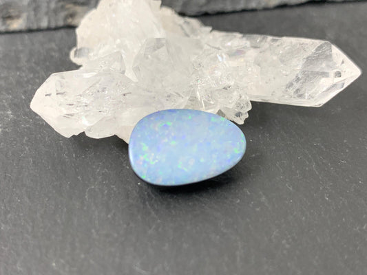 Australian Opal doublet 10x15x4mm cabochon