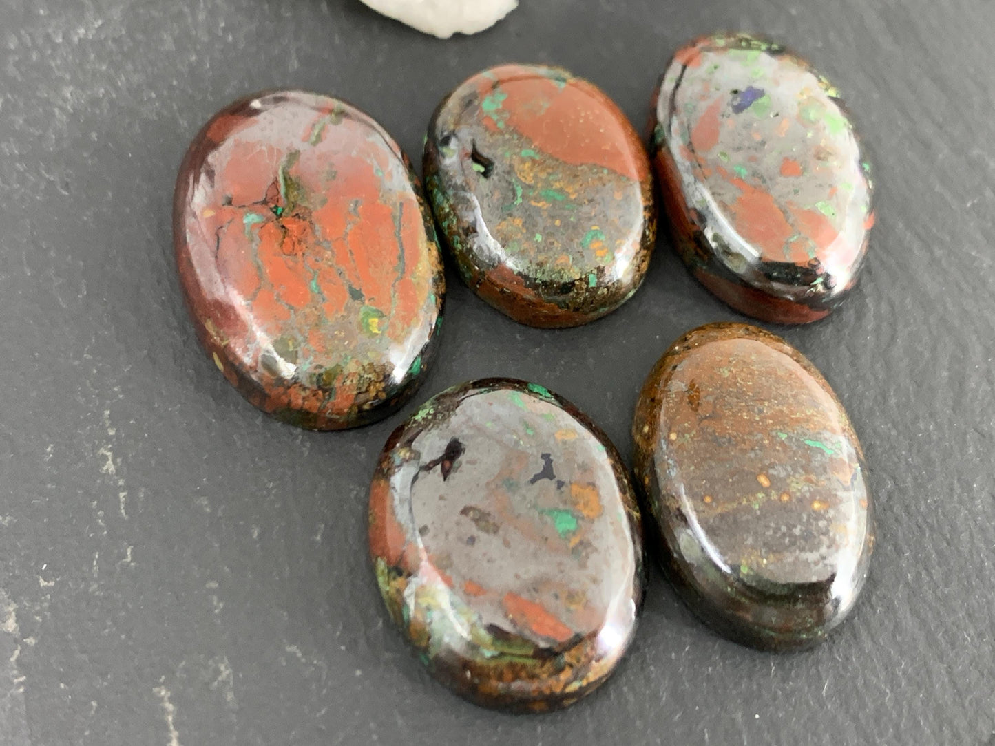 Azurmalachite cabochon/W373-4