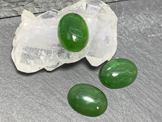 Jade cabochon 12x16mm - Calibrated cabochons