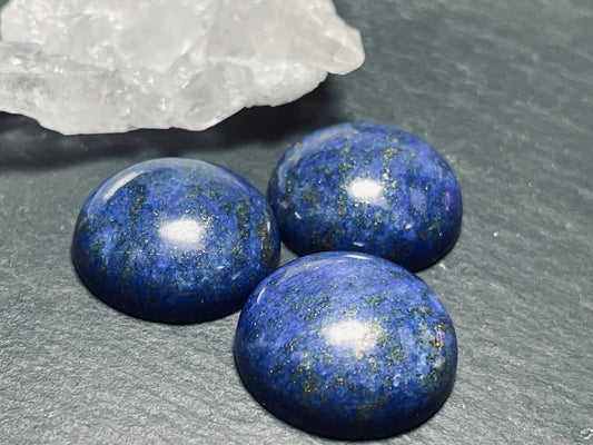 Lapis Lazuli round 18mm cabochon - Calibrated cabochons