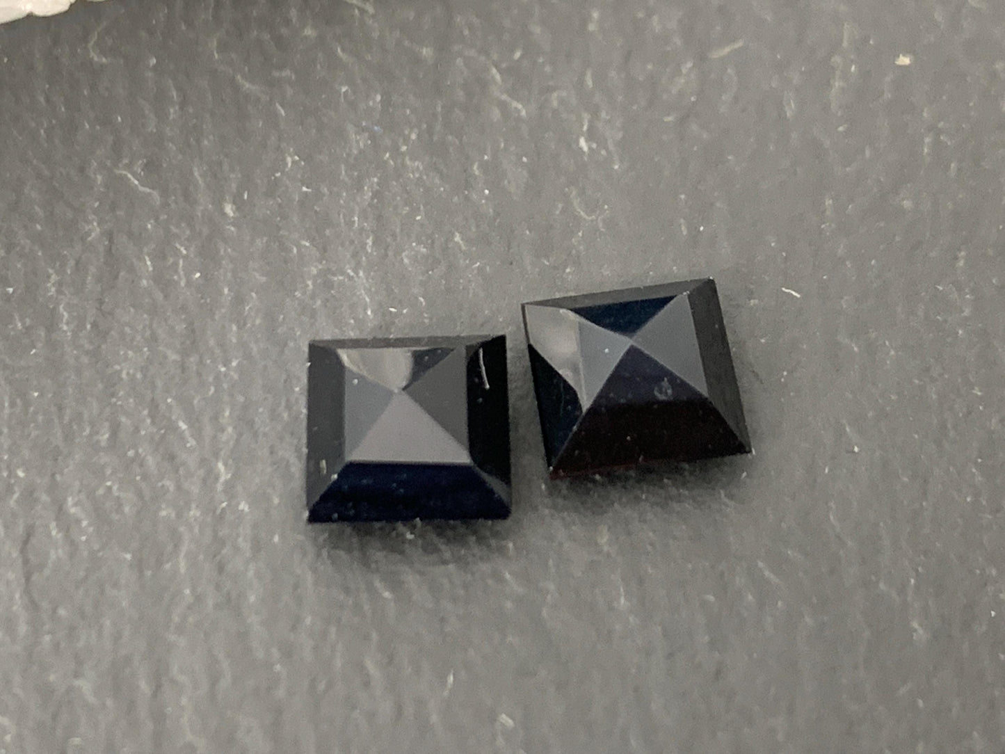 Faceted Black Onyx 6x6mm