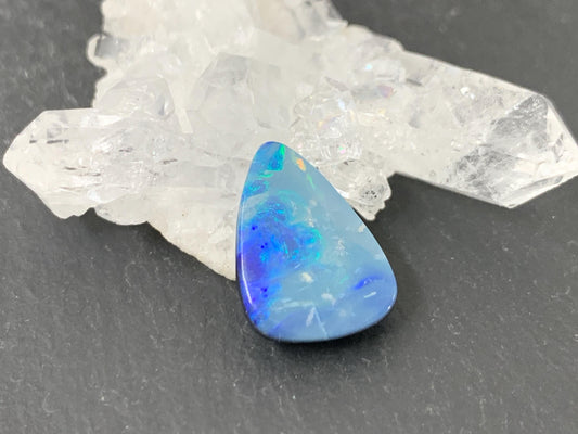 Australian Opal doublet 11x16x4mm cabochon