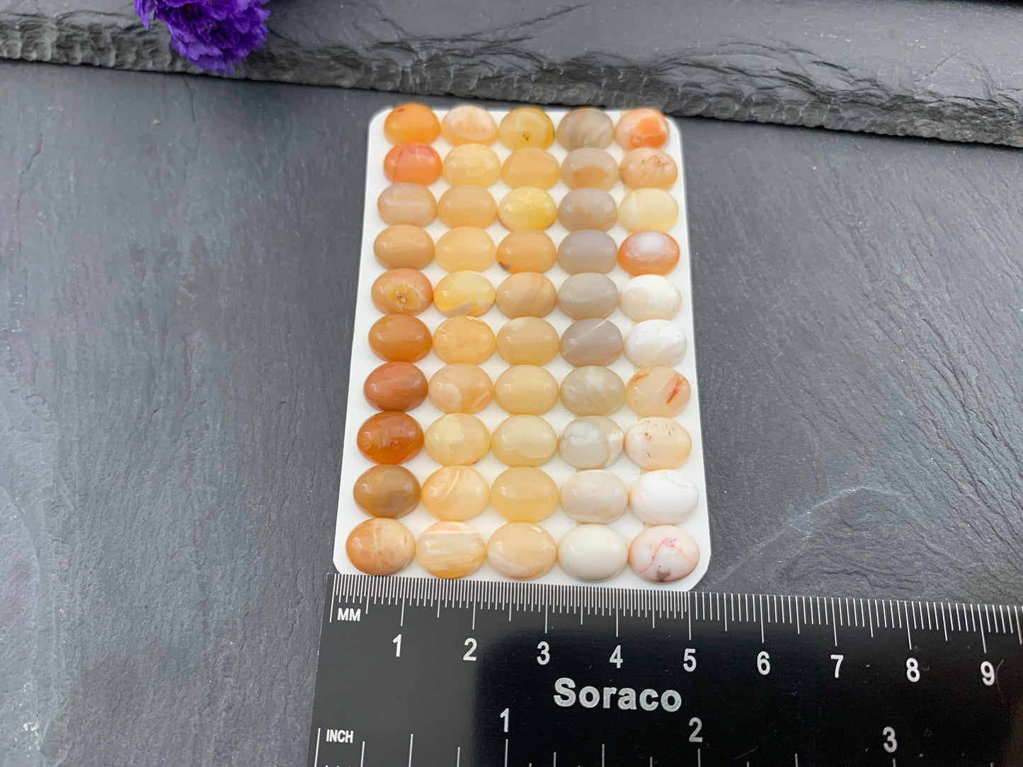 Mexican Opal oval 8x10mm cabochon