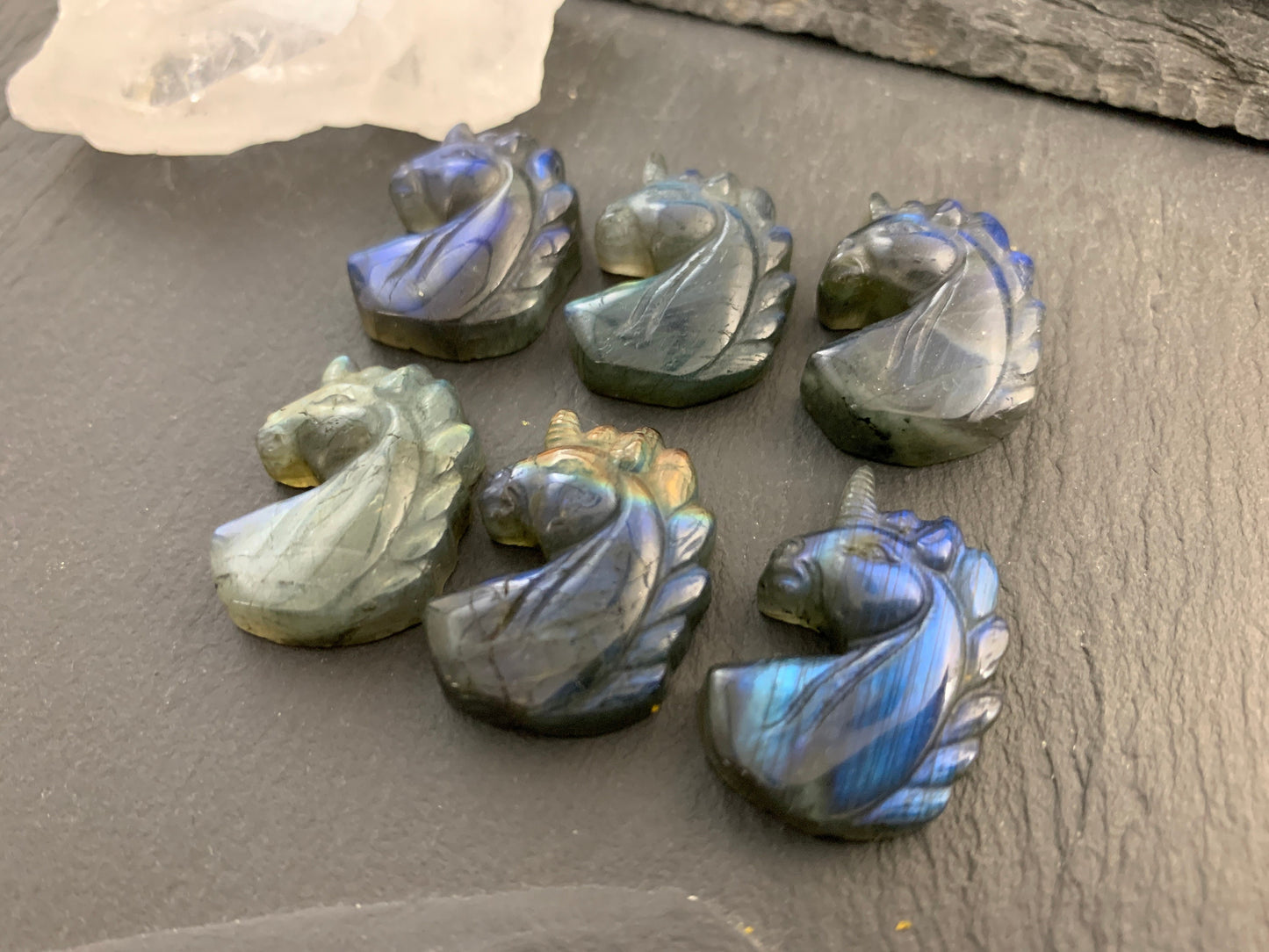 Labradorite Unicorn 18x24mm cabochon